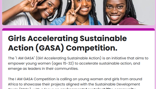 Girls Accelerating Sustainable Action Competition 2025
