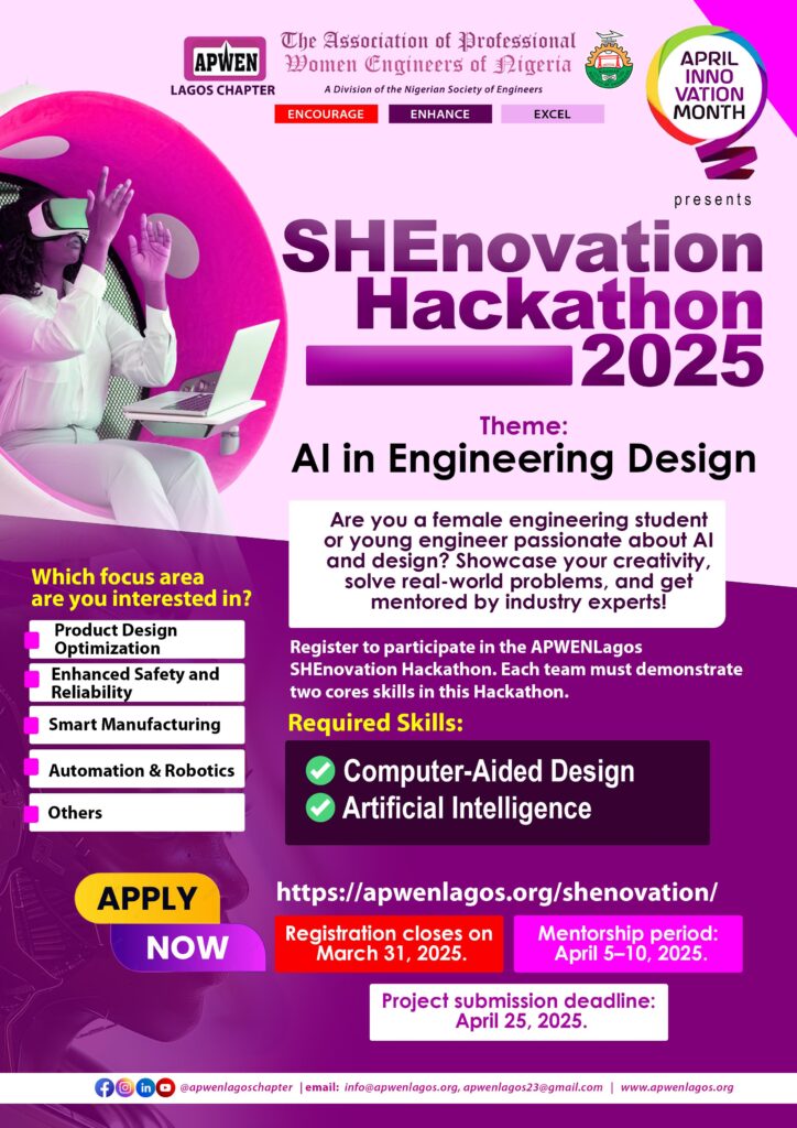2025 APWENLagos SHEnovation Hackathon