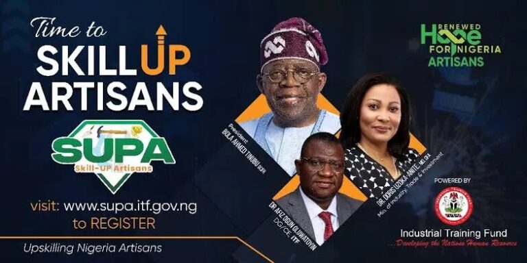 Federal Government SkillUp Artisans (SUPA) Training Program for 10 Million Artisans