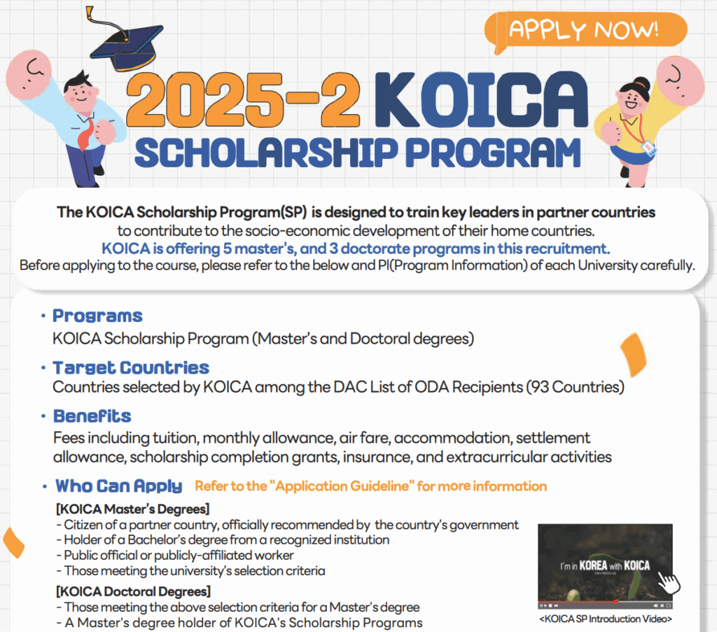 KOICA Scholarship Program 2025