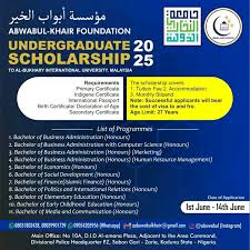 2025 Abwabul-Khair Foundation Scholarship