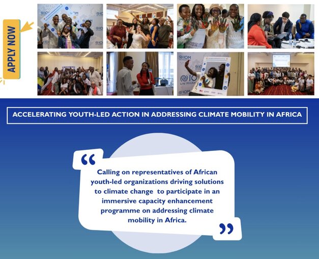 IOM Youth Capacity Enhancement Programme on Climate Mobility for young Africans