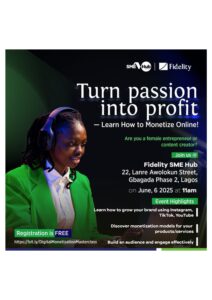 Fidelity SME Hub Free Masterclass for Female Content Creators