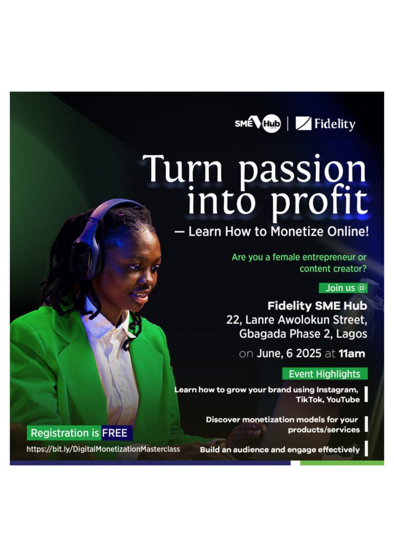 Fidelity SME Hub Free Masterclass for Female Content Creators