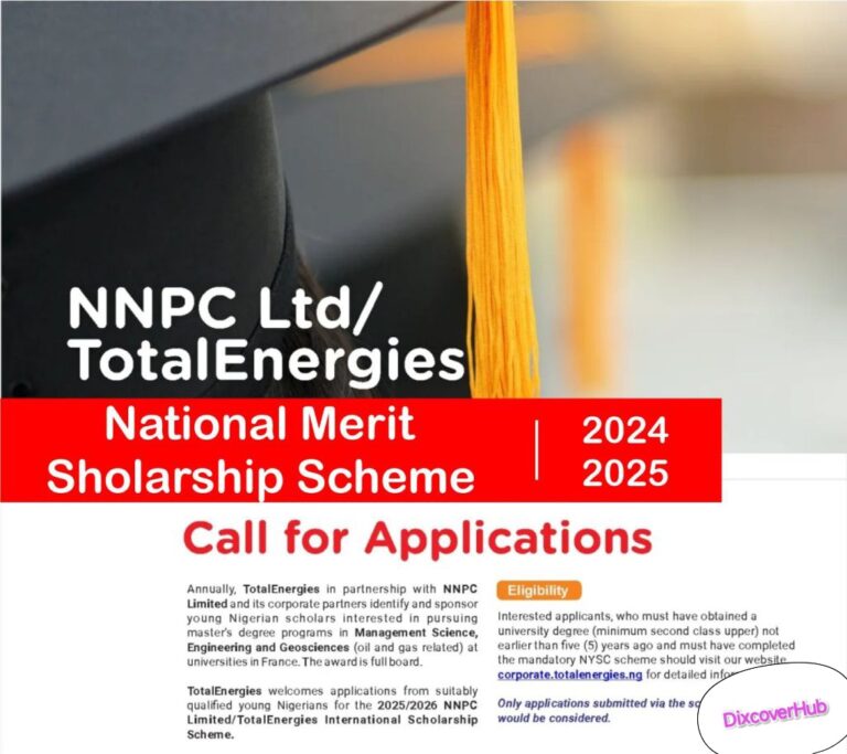 2025 TotalEnergies National Merit Scholarship Scheme