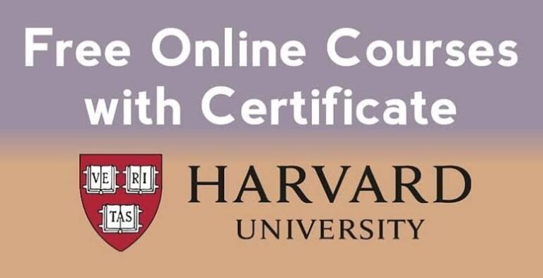 2025 Harvard University Free Online Courses